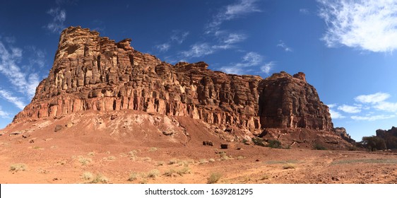 Geological Rock Strata (outcrops) At The Ancient Oasis ﻿﻿of Al Ula, Saudi Arabia