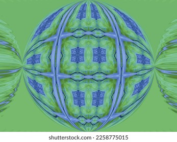 Geometric circle sphere abstract art
