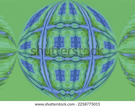 Geometric circle sphere abstract art
