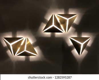 Geometric lighting decor