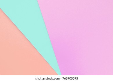 Geometric Pastel Color Paper Background