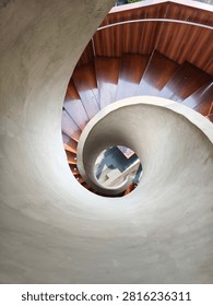 Geometric Pattern of Spiral Staircase