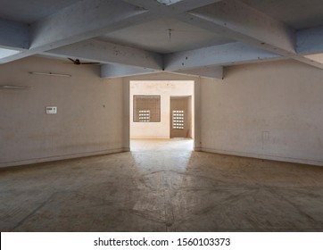 Geometric Room In Vintage Building, Students Dorm. Madurai, Tamil Nadu, India