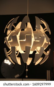 Geometric Shining Metallic Ceiling Lampshade 