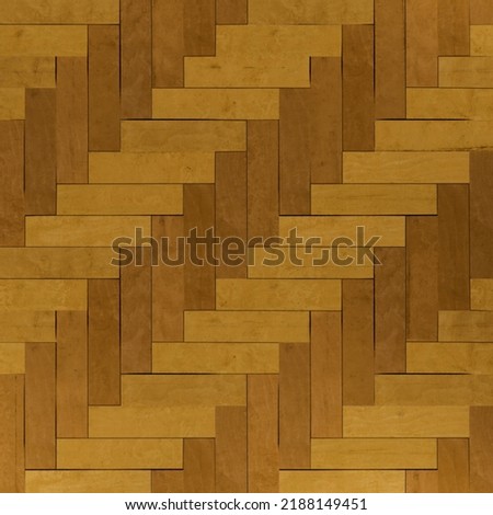 Geometric Victorian floor woodwork pattern