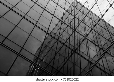 Geometry Glass Window At Building - Abstract Pattern