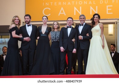 George Clooney, Jodie Foster And Julia Roberts  At The Money Monster Premiere At The 69th Festival De Cannes. May 12, 2016  Cannes, France
