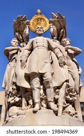 George Gordon Meade Of Gettysburg Memorial Civil War Statue Pennsylvania Ave Washington DC Public Artwork By State Of Pennsylvania.  Artist Charles Grafly Statue Dedicated In 1927.