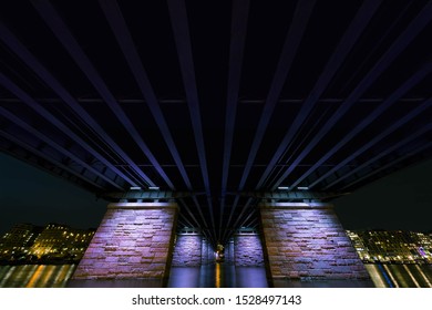 The George Mason Memorial Bridge At Night