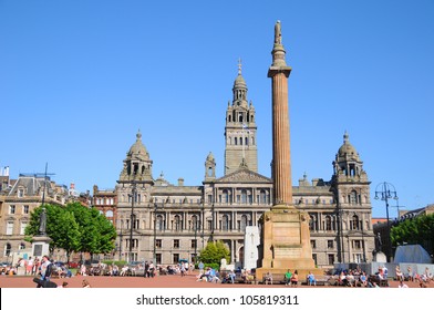  George Square, Glasgow,UK - Shutterstock ID 105819311