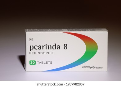 George, W Cape, South Africa - 06 13 2021: Pearinda: Peridopril ACE Inhibitor For High Blood Pressure