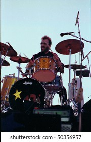 GEORGE WA - AUG 1: Singer And Drummer Ringo Starr Performs On Stage At The Gorge Amphitheater  August 1, 1992 In George, Wa.