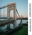 The George Washington Bridge from Fort Lee, New Jersey