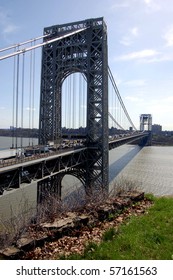 The George Washington Bridge As Seen From Fort Lee, NJ