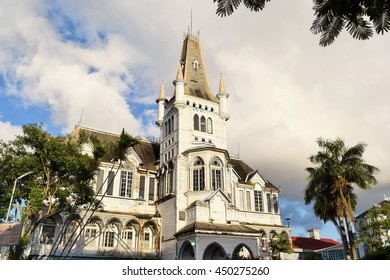 Georgetown Guyana - July 9 2016 - City Hall At Georgetown