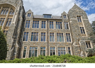 Georgetown University ancient building in Washington DC  - Shutterstock ID 216848728