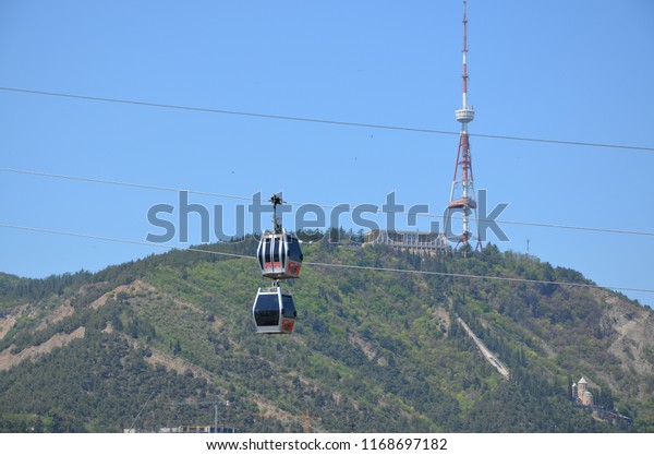 Georgia Tbilisi lift cable\
car