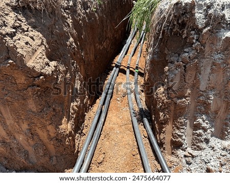 Geothermal ground loop installation for ground source heat pumps