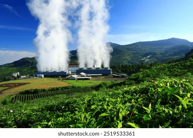 Geothermal power is electrical power generated from geothermal energy. Technologies in use include dry steam power stations.  - Powered by Shutterstock