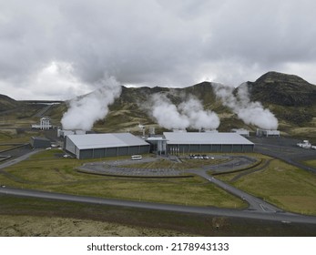 Geothermal Power Plant In Iceland