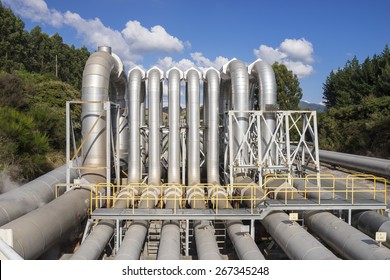 Geothermal Power Station, Near Taupo New Zealand