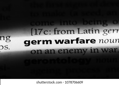 Germ Warfare Word In A Dictionary. Germ Warfare Concept