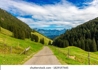 German Alps Allgäu During Summer