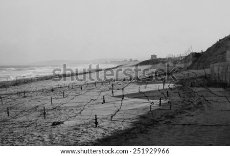 Similar – Fahrwasser Ebbe See Meer