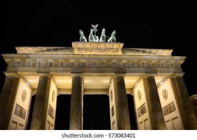 German - Berlin ,  Berlin Gate night view  