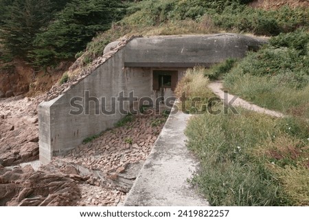 German Bunker, Quaisne Bay, Jersey, Channel Islands