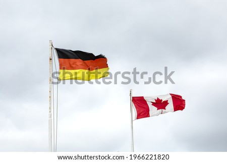 Similar – Image, Stock Photo banner Flag Pride Canada