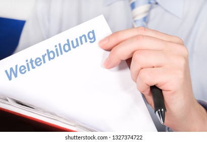 German Continuing Education And Businessman