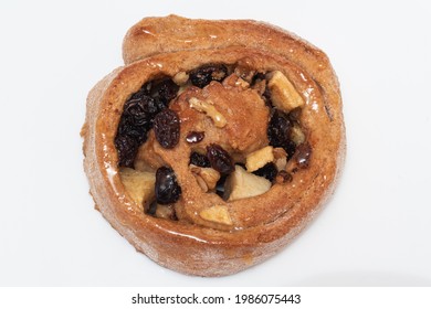 German Danish Apple Cinnamon Pastry Pastries Roll With Raisins Schneckennudeln