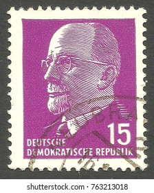 German Democratic Republic - Stamp Printed In1967, Heads Of State, Series Chairman Of The State Council Walter Ulbricht