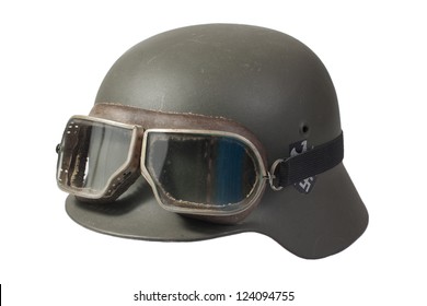 ww2 german biker helmet