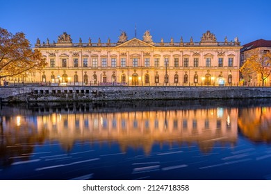 The German Historical Museum In Berlin At Night