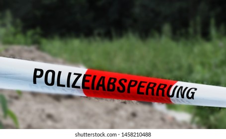 German Police Crime Scene Tape