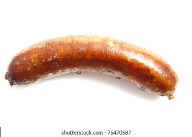 German Sausage Isolated On A White Background