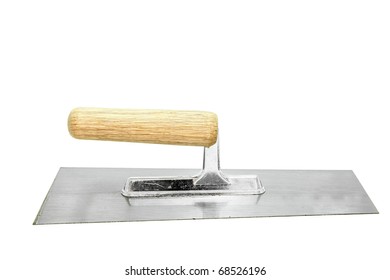 German Style Lute Trowel, Isolated