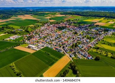 German Village Stammheim from above