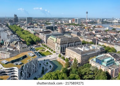 Königsallee And Kö-Bogen In Düsseldorf, Germany