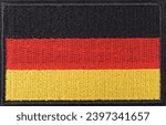 Germany chevron flag close up.