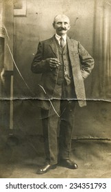 GERMANY, CIRCA 1920s: Vintage Photo Of Man