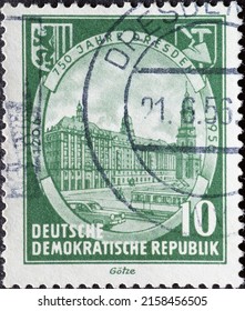 Germany Ddr Circa 1956 Postage Stamp Stock Photo 2158456505 | Shutterstock