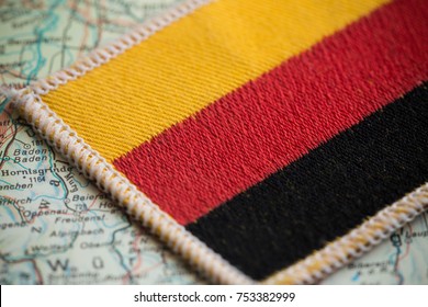 Germany Flag On Map