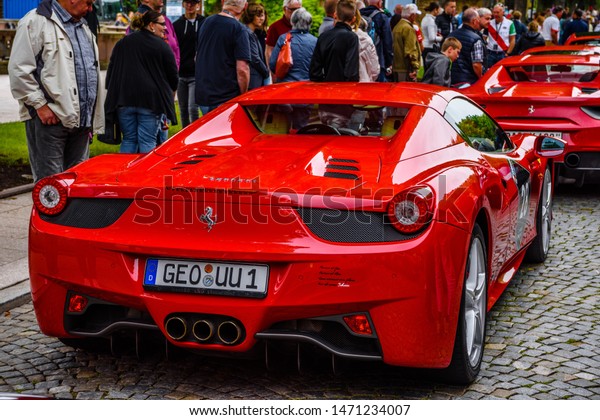 Germany Fulda Jul 2019 Red Ferrari Stock Photo Edit Now