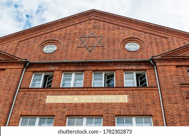 Lübeck, Germany, July 23, 2020. Together with Peter Harry Carstensen, Commissioner for Jewish Life in Schleswig-Holstein, Minister of Culture Karin Prien visited the Carlebach Synagogue in Lübeck 
