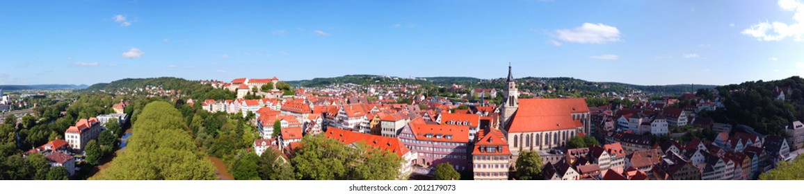 Tübingen, Germany: Panorama Over City