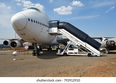 GERMISTON, SOUTH AFRICA -1 NOV 2017- View Of Old Airplanes Parked At The South African Airways (SAA) Museum Society Located At The Rand Airport.