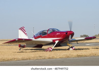 GERMISTON, SOUTH AFRICA-AUGUST 21 2016: A Vans  RV Homebuilt Aircraft Parking At The  Rand Airshow At Rand Airport.